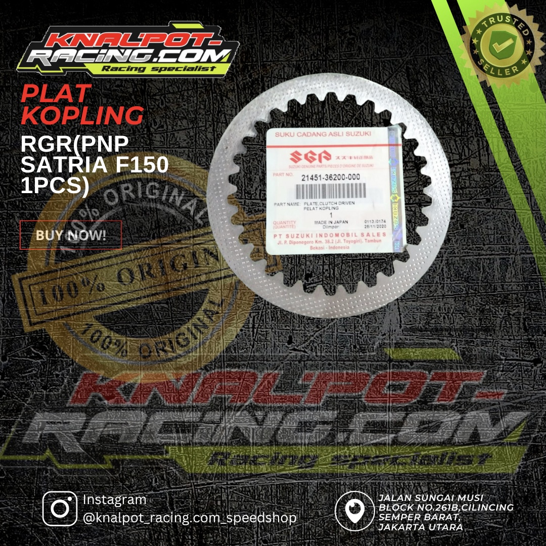 PLAT KOPLING RGR (PNP SATRIA F150 1PCS)